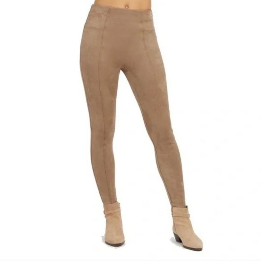 SPANX Tan High-Waisted Pants
